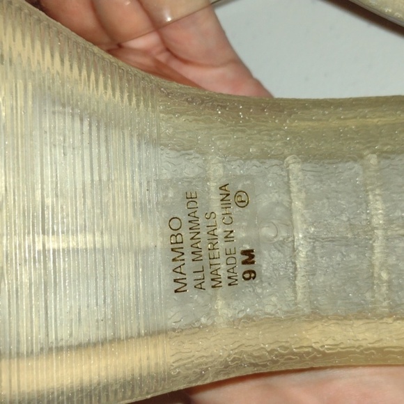 Y2K Mudd Translucent Sandals size9 vintage - Picture 10 of 16